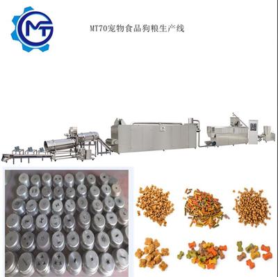 薩摩耶濟(jì)南雙螺桿狗糧膨化機(jī)KK型70雙螺桿狗糧設(shè)備